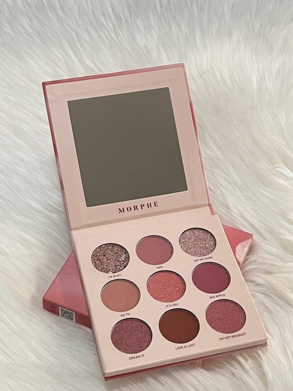 Morphe 9P Pink Blush Eyeshadow Palette - 9-Color Set